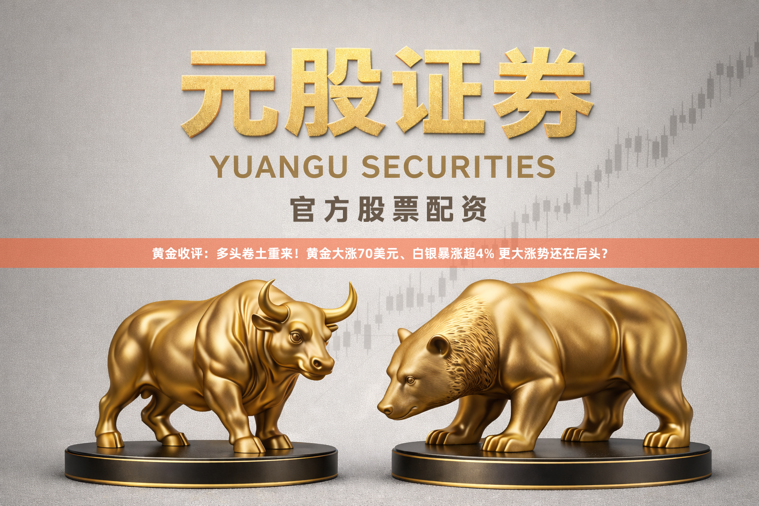 黄金收评：多头卷土重来！黄金大涨70美元、白银暴涨超4% 更大涨势还在后头？